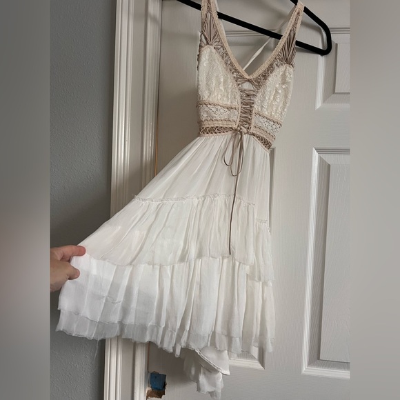 Free People Lace Up Bridal Dress - Picture 12 of 14